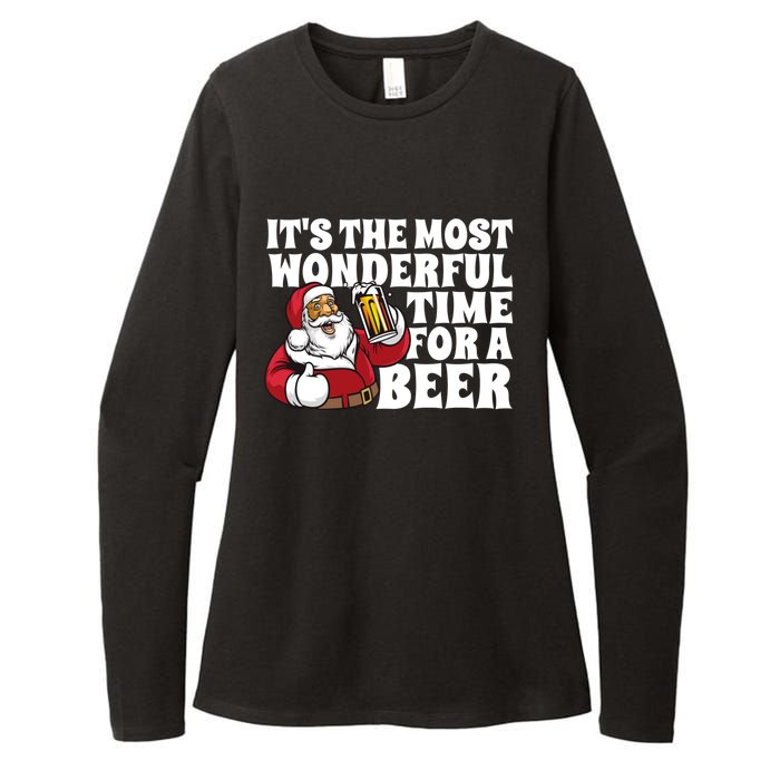 Its The Most Wonderful Time For A Beer Christmas In July Womens CVC Long Sleeve Shirt