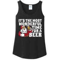 Its The Most Wonderful Time For A Beer Christmas In July Ladies Essential Tank