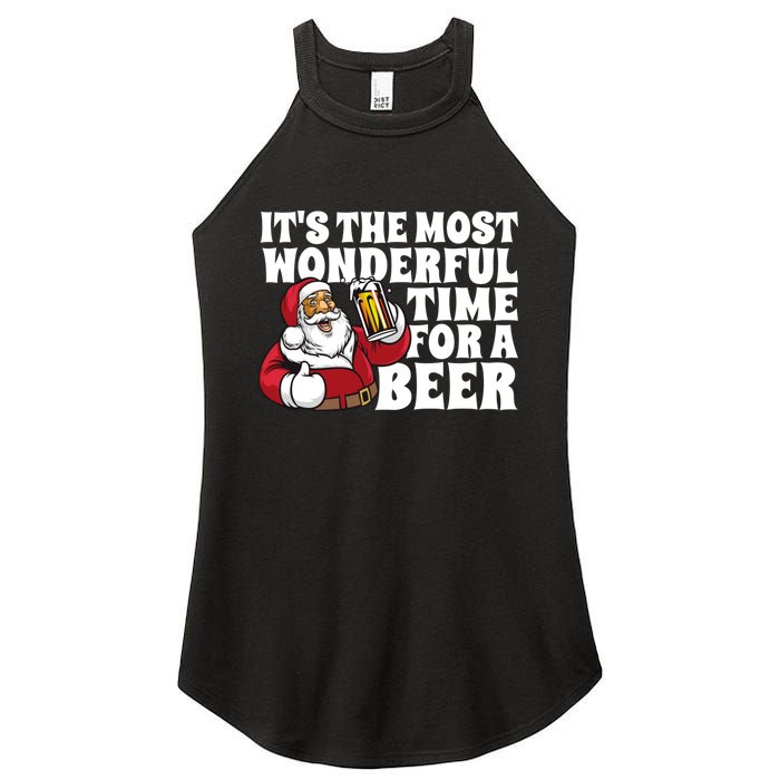 Its The Most Wonderful Time For A Beer Christmas In July Women's Perfect Tri Rocker Tank