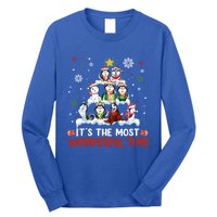 Its The Most Wonderful Time Husky Dogs Christmas Cool Gift Long Sleeve Shirt