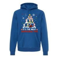 Its The Most Wonderful Time Husky Dogs Christmas Cool Gift Premium Hoodie