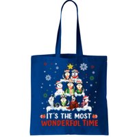 Its The Most Wonderful Time Husky Dogs Christmas Cool Gift Tote Bag