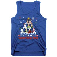 Its The Most Wonderful Time Husky Dogs Christmas Cool Gift Tank Top