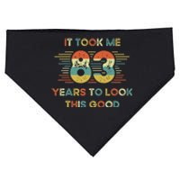 It Took Me 83 Years To Look This Good 83rd Birthday Retro USA-Made Doggie Bandana