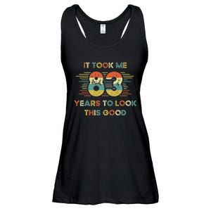 It Took Me 83 Years To Look This Good 83rd Birthday Retro Ladies Essential Flowy Tank