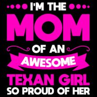 I'm The Mom Of An Awesome Texan Western Gift Cooling Performance Crew T-Shirt