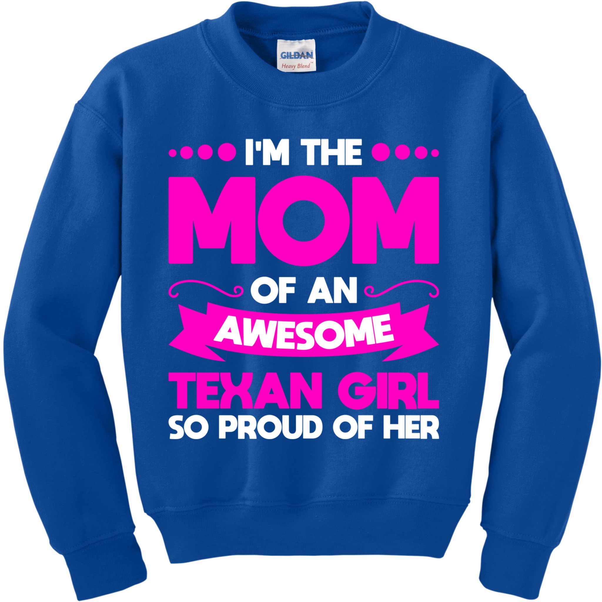 I'm The Mom Of An Awesome Texan Western Gift Kids Sweatshirt