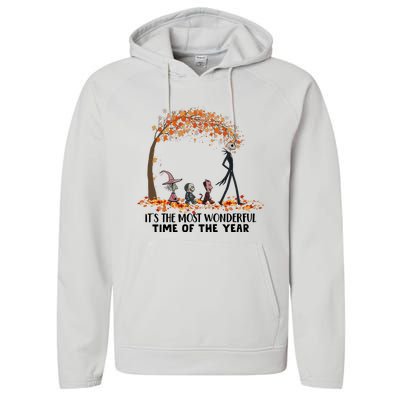 ItS The Most Wonderful Time Of The Year Halloween Performance Fleece Hoodie