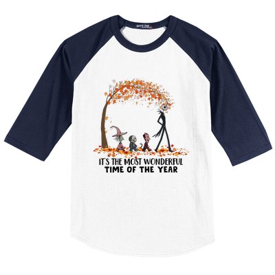 ItS The Most Wonderful Time Of The Year Halloween Baseball Sleeve Shirt