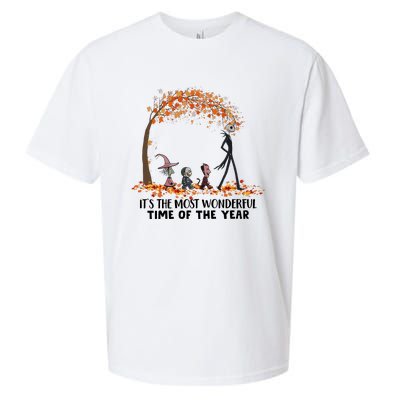 ItS The Most Wonderful Time Of The Year Halloween Sueded Cloud Jersey T-Shirt