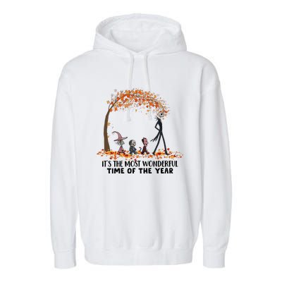 ItS The Most Wonderful Time Of The Year Halloween Garment-Dyed Fleece Hoodie