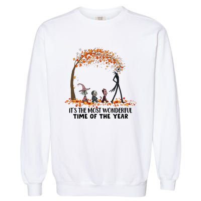 ItS The Most Wonderful Time Of The Year Halloween Garment-Dyed Sweatshirt