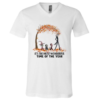 ItS The Most Wonderful Time Of The Year Halloween V-Neck T-Shirt