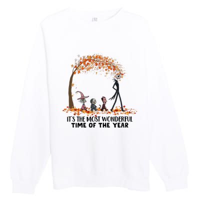 ItS The Most Wonderful Time Of The Year Halloween Premium Crewneck Sweatshirt