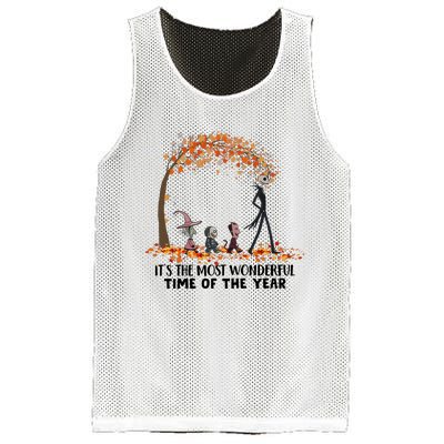 ItS The Most Wonderful Time Of The Year Halloween Mesh Reversible Basketball Jersey Tank