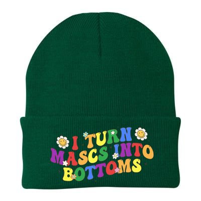 I Turn Masks Into Bottoms Knit Cap Winter Beanie