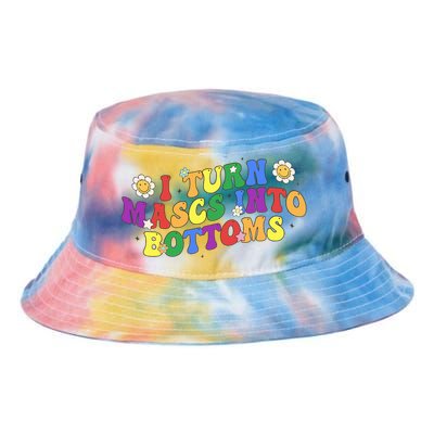 I Turn Masks Into Bottoms Tie Dye Newport Bucket Hat