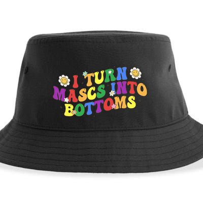 I Turn Masks Into Bottoms Sustainable Bucket Hat