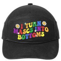 I Turn Masks Into Bottoms 7-Panel Snapback Hat