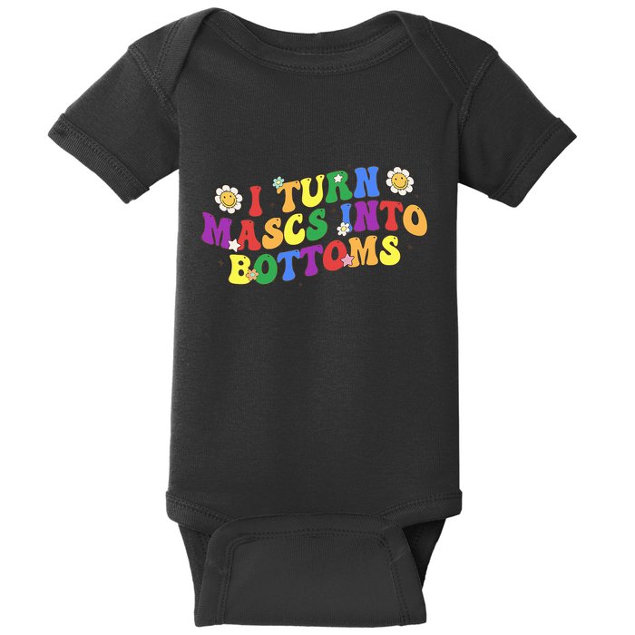I Turn Masks Into Bottoms Baby Bodysuit