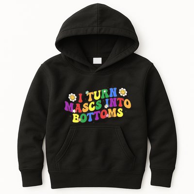 I Turn Masks Into Bottoms Kids Hoodie