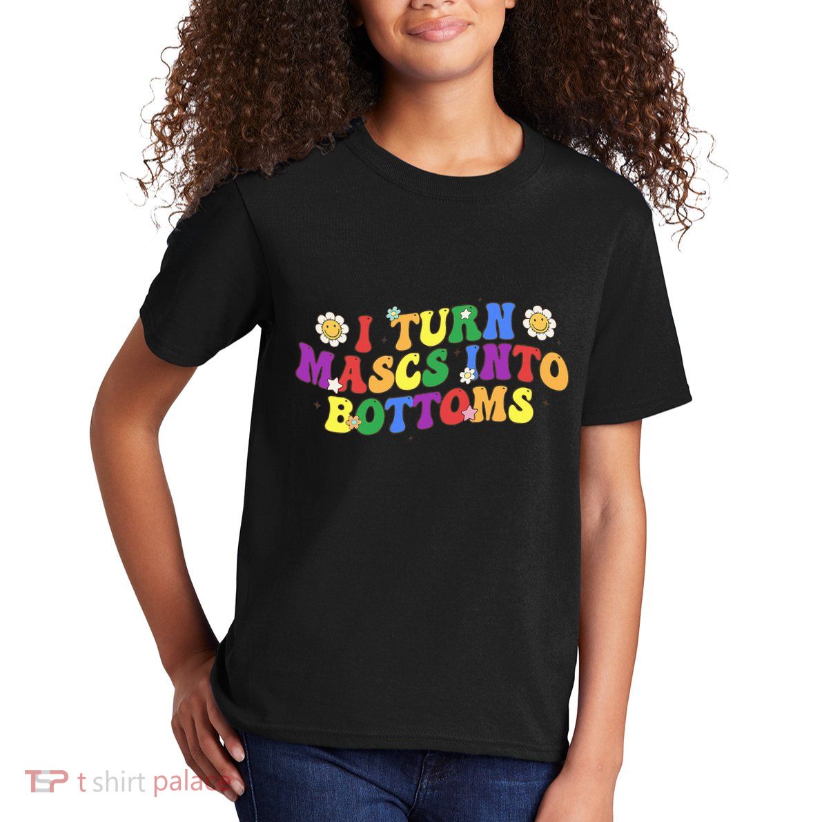I Turn Masks Into Bottoms Kids T-Shirt