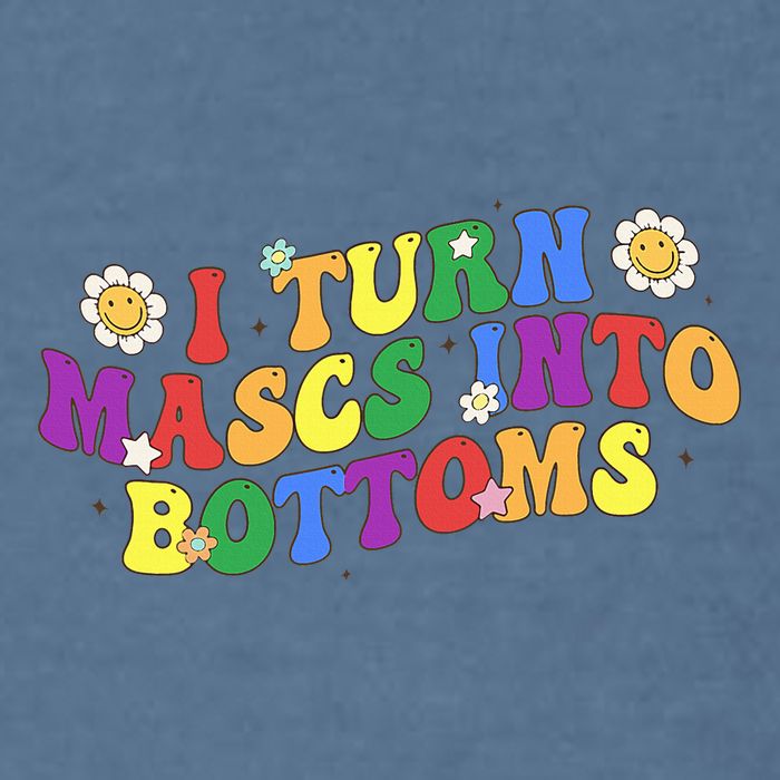 I Turn Masks Into Bottoms Garment-Dyed Sweatshirt
