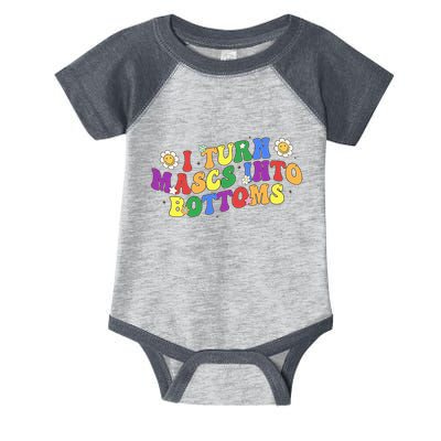 I Turn Masks Into Bottoms Infant Baby Jersey Bodysuit