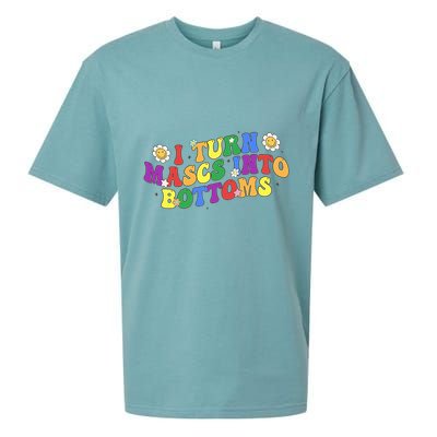 I Turn Masks Into Bottoms Sueded Cloud Jersey T-Shirt