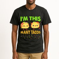 I'm This Many Tacos Second Birthday Twosday Cinco De Mayo Tall T-Shirt