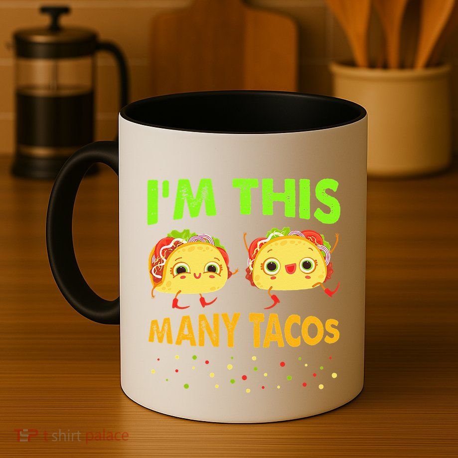 I'm This Many Tacos Second Birthday Twosday Cinco De Mayo Mug