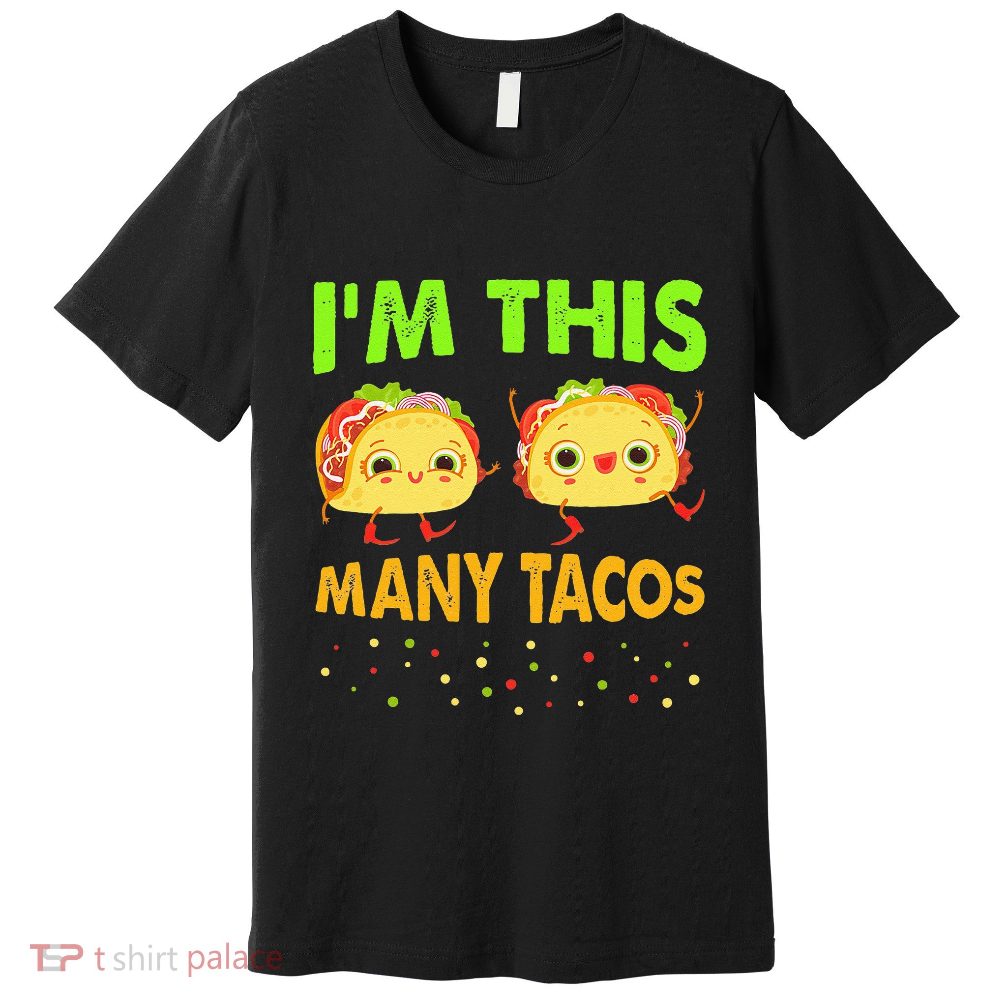 I'm This Many Tacos Second Birthday Twosday Cinco De Mayo Premium T-Shirt