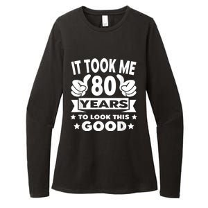 It Took Me 80 years - Funny 80th Birthday Decorations Party Womens CVC Long Sleeve Shirt