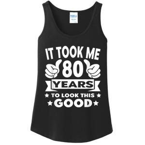 It Took Me 80 years - Funny 80th Birthday Decorations Party Ladies Essential Tank