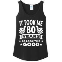 It Took Me 80 years - Funny 80th Birthday Decorations Party Ladies Essential Tank