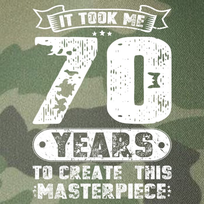 It Took Me 70 Years To Create This Masterpiece Gift Legacy Tie Dye Trucker Hat