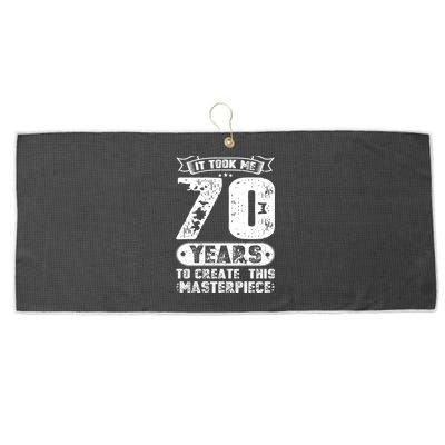 It Took Me 70 Years To Create This Masterpiece Gift Large Microfiber Waffle Golf Towel