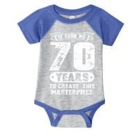 It Took Me 70 Years To Create This Masterpiece Gift Infant Baby Jersey Bodysuit