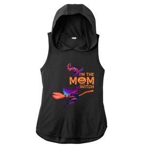 Im The Mom Witch Funny Halloween Matching Group Costume Cute Gift Ladies PosiCharge Tri-Blend Wicking Draft Hoodie Tank