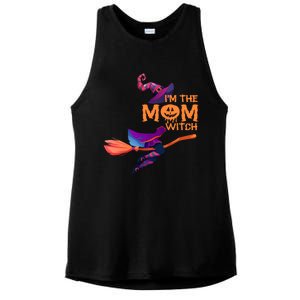 Im The Mom Witch Funny Halloween Matching Group Costume Cute Gift Ladies PosiCharge Tri-Blend Wicking Tank