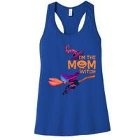 Im The Mom Witch Funny Halloween Matching Group Costume Cute Gift Women's Racerback Tank