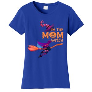 Im The Mom Witch Funny Halloween Matching Group Costume Cute Gift Women's T-Shirt