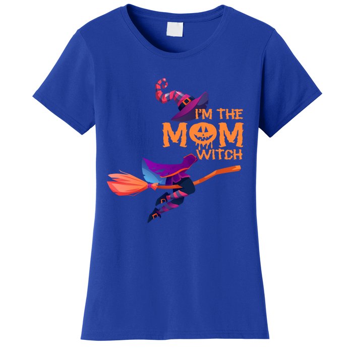 Im The Mom Witch Funny Halloween Matching Group Costume Cute Gift Women's T-Shirt