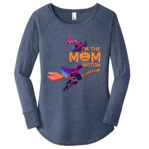 Im The Mom Witch Funny Halloween Matching Group Costume Cute Gift Women's Perfect Tri Tunic Long Sleeve Shirt