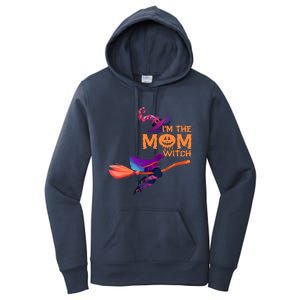 Im The Mom Witch Funny Halloween Matching Group Costume Cute Gift Women's Pullover Hoodie