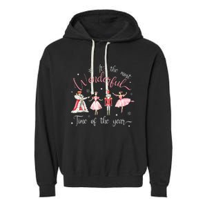 It's The Most Wonderful Time Of The Year Nutcracker Ballet Garment-Dyed Fleece Hoodie