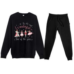 It's The Most Wonderful Time Of The Year Nutcracker Ballet Premium Crewneck Sweatsuit Set