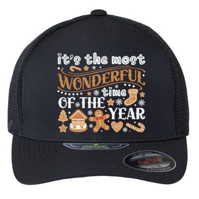 ItS The Most Wonderful Time Of The Year Merry Xmas Flexfit Unipanel Trucker Cap