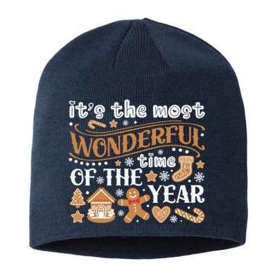 ItS The Most Wonderful Time Of The Year Merry Xmas Sustainable Beanie