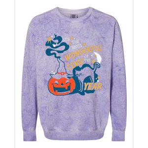 It's the Most Wonderful Time of the Year Halloween Colorblast Crewneck Sweatshirt